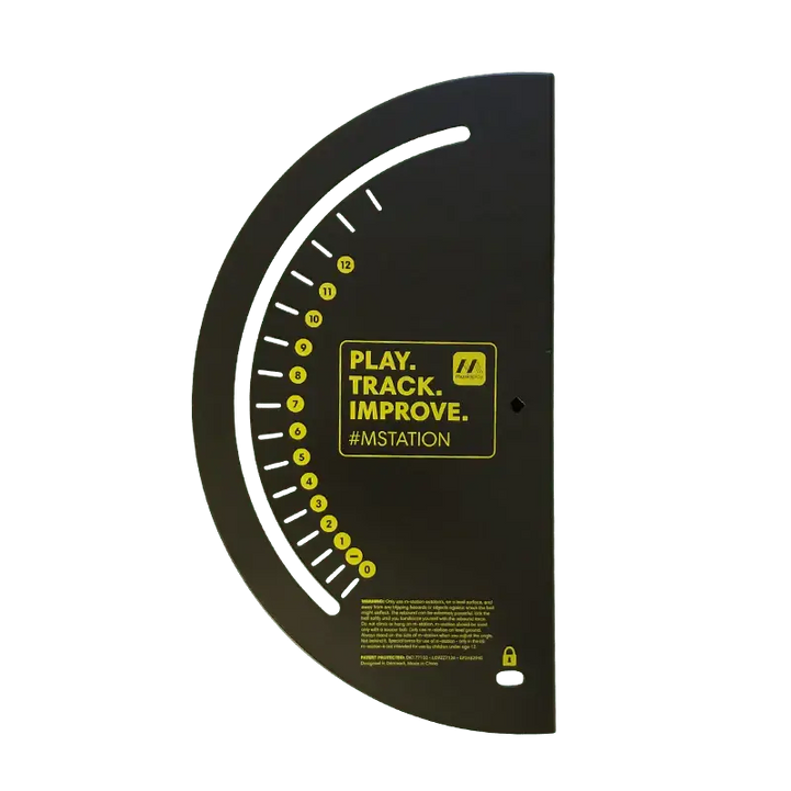 m-station angle adjustment plate part 7 for rebounder