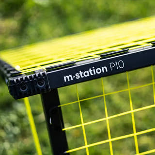 m-station soccer net rebounder kickback trampoline by Munin Sports