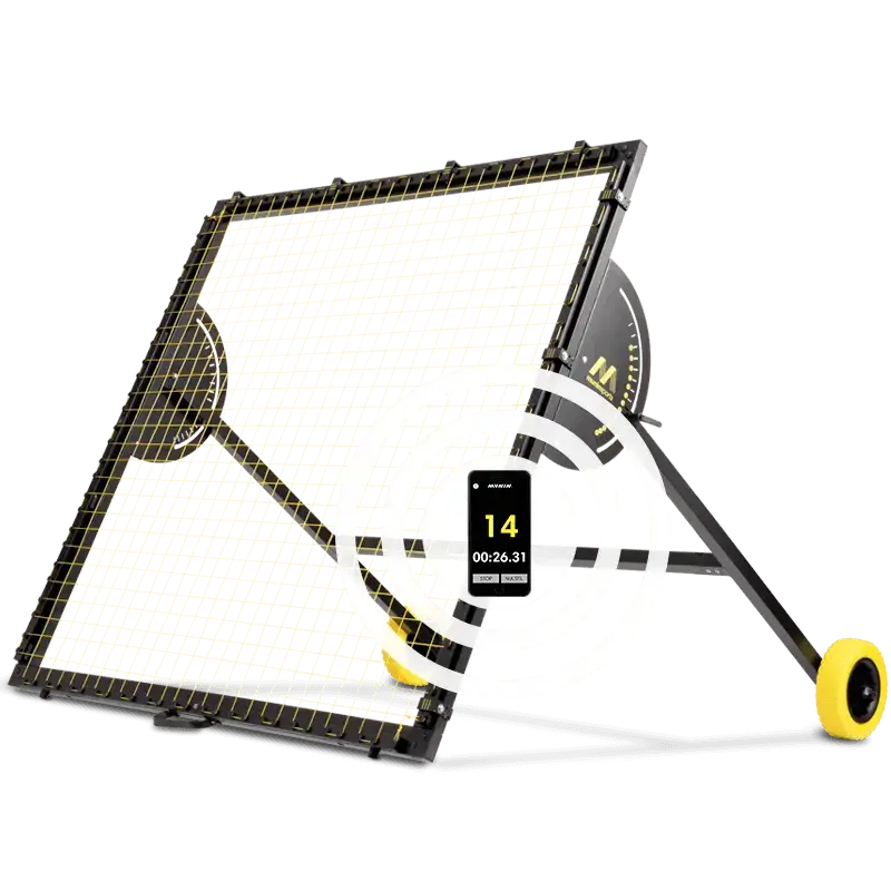 m-station Club soccer rebounder kickback trampoline by Munin Sports