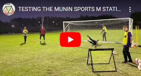 TESTING THE MUNIN SPORTS M STATION P10 WITH OUR GOALKEEPERS AT THE ZEE GOALKEEPER ACADEMY FLORIDA