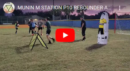 MUNIN M STATION P10 REBOUNDER AND SOCCER INNOVATIONS POWERSHOT INFLATABLE REBOUNDER