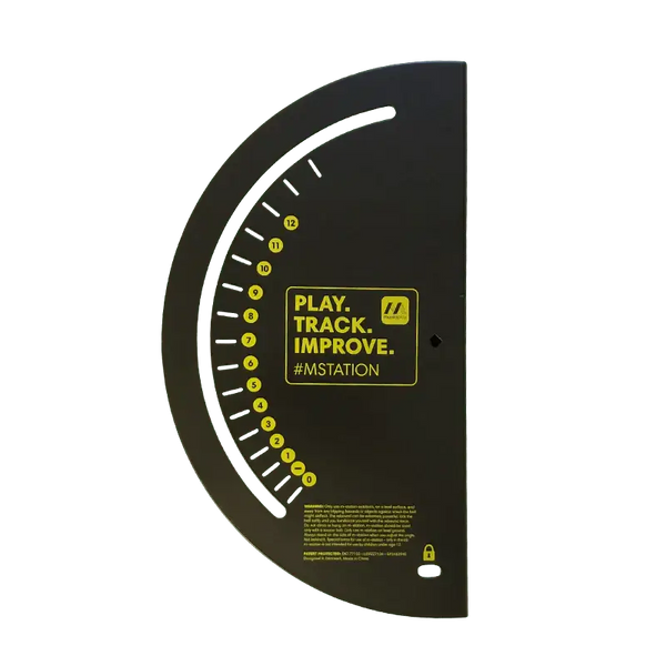 m-station angle adjustment plate part 7 for rebounder