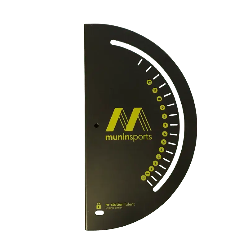 m-station angle adjustment plate for rebounder