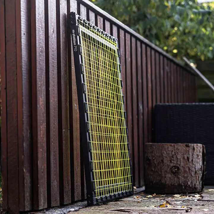 m-station foldable soccer net rebounder kickback trampoline by Munin Sports