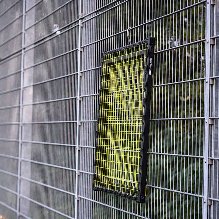 m-station foldable soccer net rebounder kickback trampoline by Munin Sports