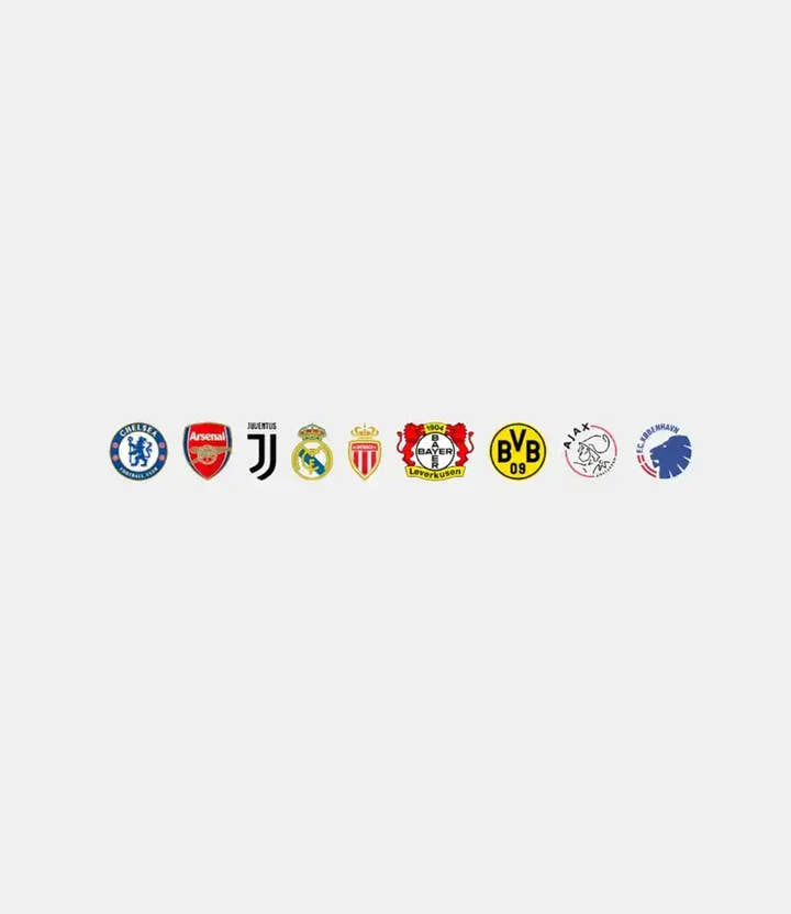 club logos that use m-station P10 soccer rebounder by munin sports