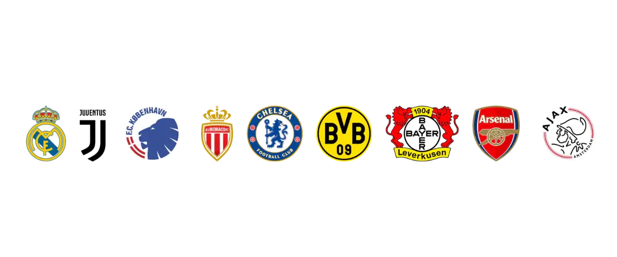 Club logos using m-station soccer rebounder by munin sports
