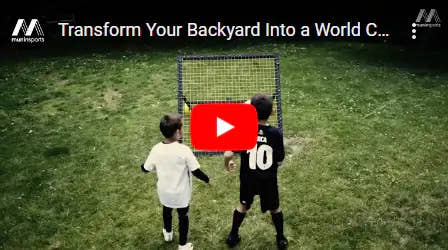 Transform Your Backyard Into a World Class soccer Training Facility | m-station Rebound Net by munin sports