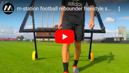 m-station Talent soccer rebounder freestyle session