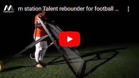 m station soccer rebounder for soccer skills training