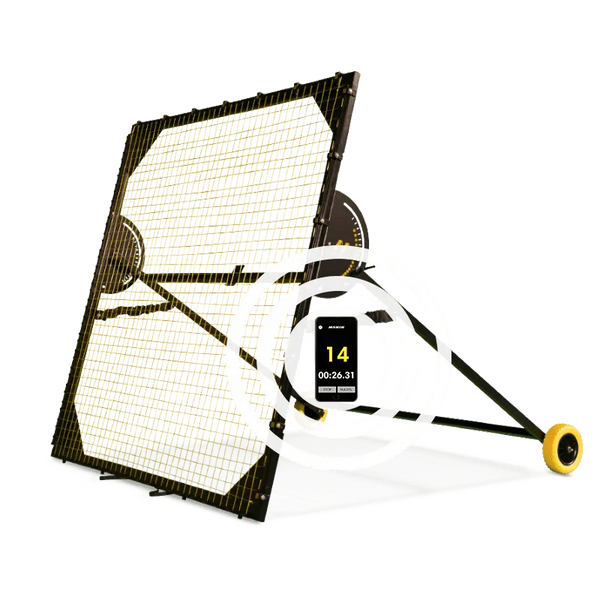 m-station Academy soccer rebounder kickback trampoline by Munin Sports