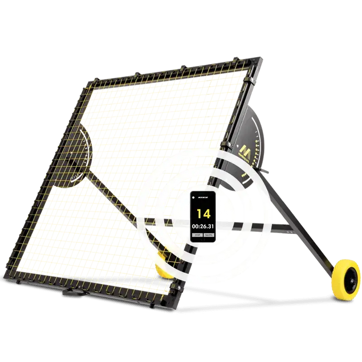 m-station Club soccer rebounder kickback trampoline by Munin Sports