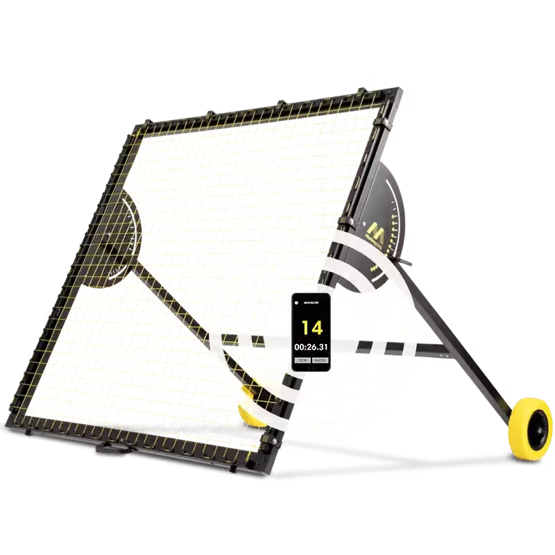 m-station Talent soccer kickback trampoline rebounder by Munin Sports